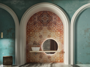 PERSIAN SAND - Geometric panoramic wallpaper by Inkiostro Bianco - view 2